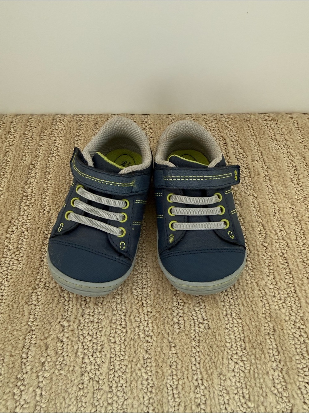 Stride Rite Hilbert boys early walker sneakers, navy